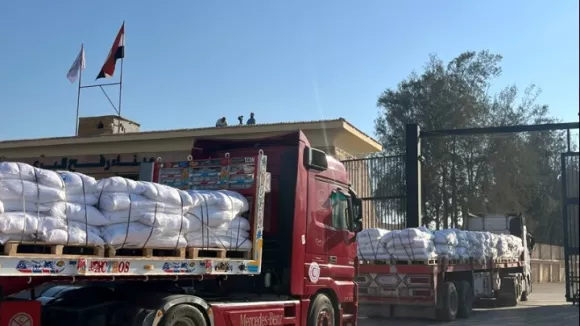 Γάζα: Τα πρώτα φορτηγά με ανθρωπιστική βοήθεια πέρασαν από την Αίγυπτο 