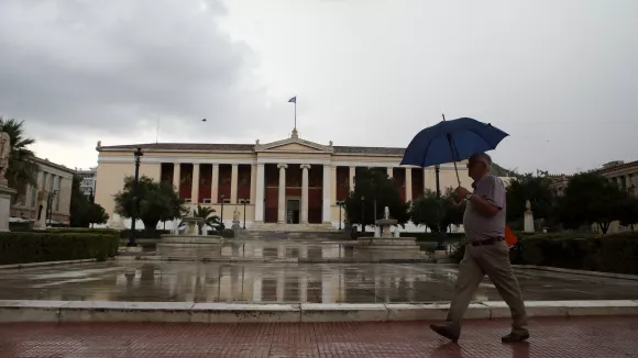 Καιρός βροχή αθηνα