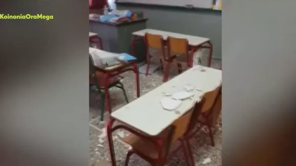 Ηγουμενίτσα: Έπεσαν σοβάδες σε σχολείο - «Το κτίριο φώναζε SOS»
