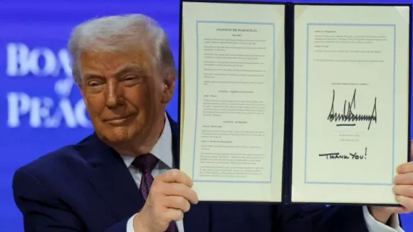 Τραμπ: Υπεγράφη το «Συμβούλιο Ειρήνης» - Μόνο δύο χώρες από την ΕΕ βρέθηκαν στην τελετή