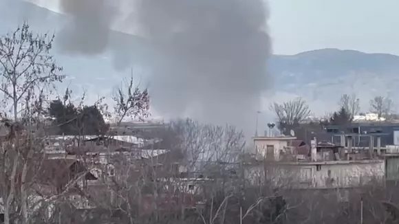 Φωτιά στην Λάρισα