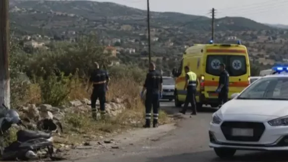 Τραγωδία στη Μυτιλήνη: Σε κολώνα προσέκρουσε η μηχανή των εφήβων (βίντεο)