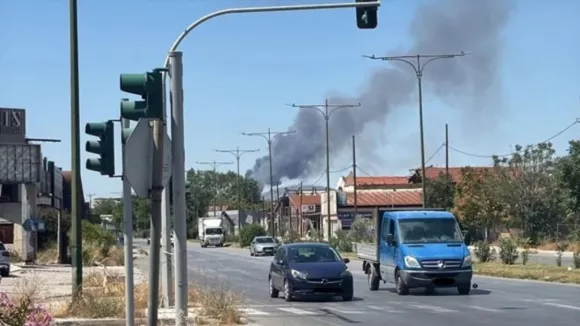 Φωτιά τώρα στα Διαβατά Θεσσαλονίκης: Ήχησε το 112