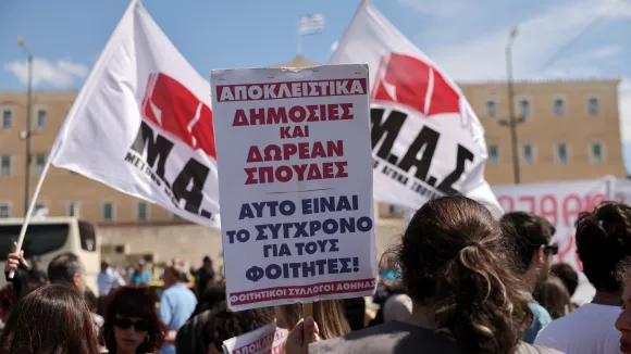 Στο πλαίσιο της μέρας δράσης για το δικαίωμα στη στέγαση δήλωσαν πως «δεν είναι πελάτες οι φοιτητές»