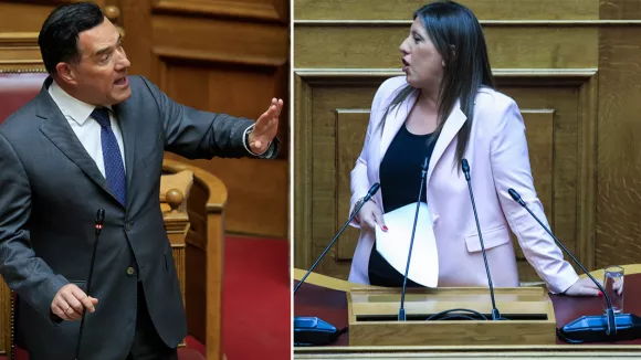 Σφοδρή αντιπαράθεση Γεωργιάδη - Κωνσταντοπούλου στη Βουλή: Κατηγορίες και αντεγκλήσεις