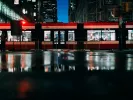 Σιδηροδρομικός σταθμός στο Τορόντο του Καναδά στις ΗΠΑ