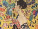Dame mit Fächer / Gustav Klimt
