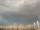 Διπλό ουράνιο τόξο πάνω από τη Νέα Υόρκη