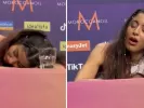 Eurovision 2024: Διαμαρτυρία με… χασμουρητά από τη Μαρίνας Σάττι όταν μιλούσε η εκπρόσωπος του Ισραήλ (βίντεο)
