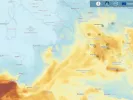 Εικόνα από την ατμοσφαιρική σύσταση στην Ελλάδα, όπως την κατέγραψε το AtmoHub.