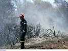 Μεγάλη φωτά τώρα στο Λαύριο: Μήνυμα από το 112 για εκκένωση