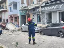 Λαύριο: Κατέρρευσε μπαλκόνι κτιρίου