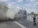 Φωτιά σε φορτηγό