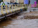 Εύβοια: Νέο μήνυμα από το 112 για εκκένωση των Ψαχνών - Υπερχείλισε ο ποταμός Κηρέας