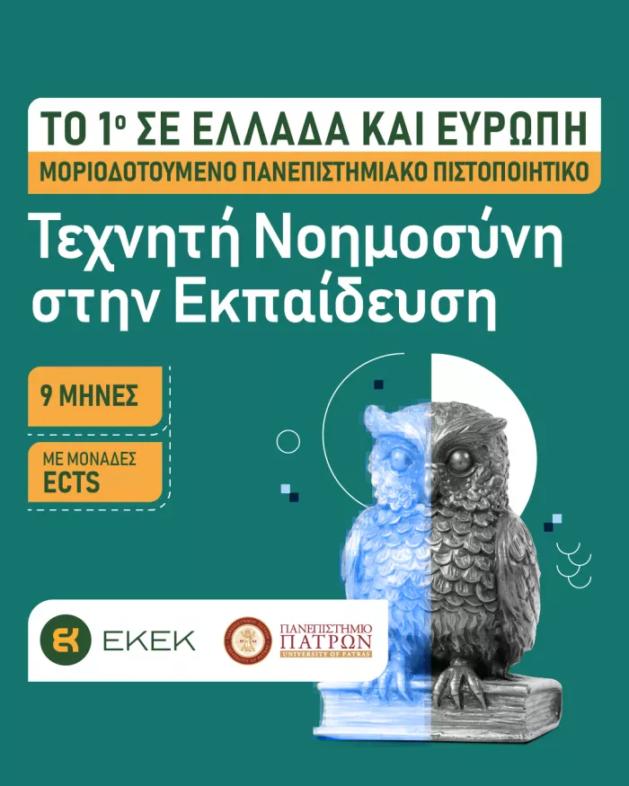 texniti noimosini sthn ekpaideusi