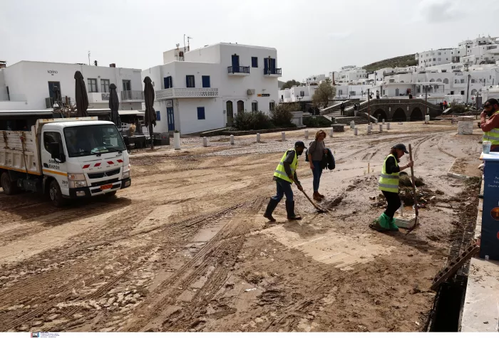 Πάρος: Πώς είναι το νησί την επόμενη της κακοκαιρίας