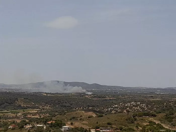 Φωτιά τώρα στο Μαρκόπουλο
