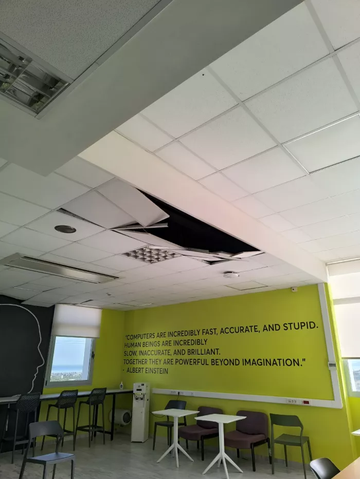 Σεισμός 6,1 Ρίχτερ: Κατέρρευσαν ταβάνια στο Πανεπιστήμιο Κρήτης (εικόνες)
