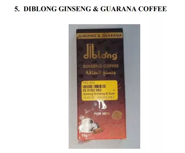 5. DIBLONG GINSENG & GUARANA COFFEE