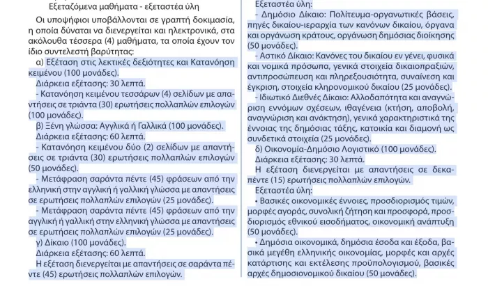 προκήρυξη ΥΠΕΞ