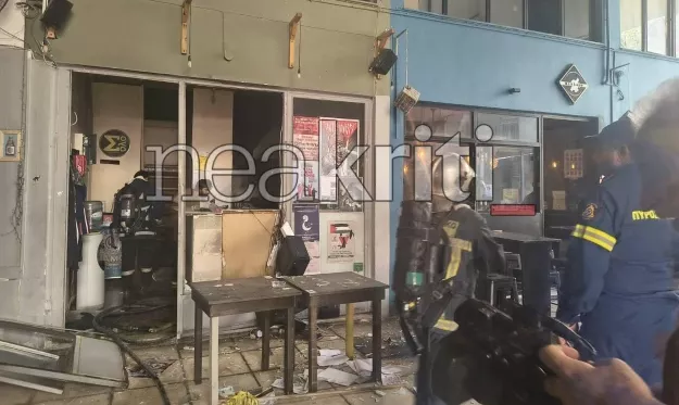 Έκρηξη σε καφενείο στην Κρήτη: Ελαφρά τραυματίας ένας ηλικιωμένος