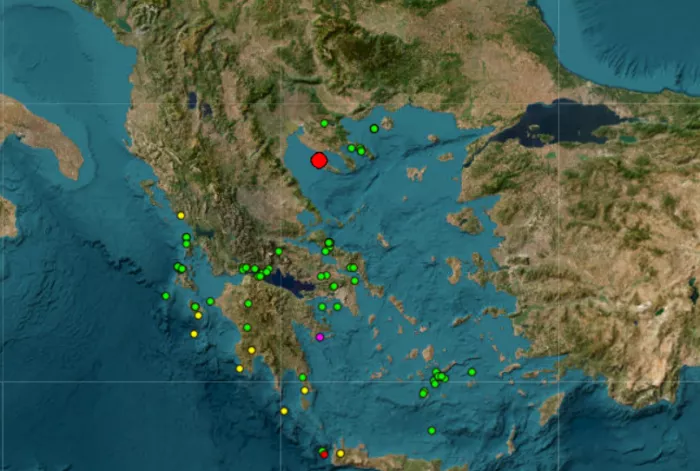 Σεισμός στην Χαλκιδική