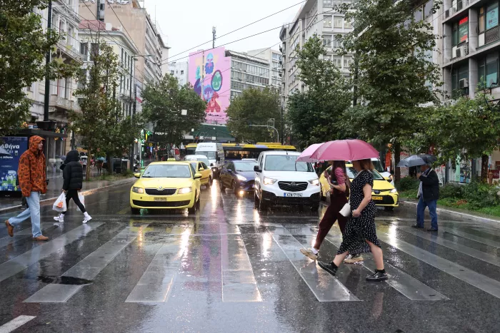 Βροχές στην Αθήνα