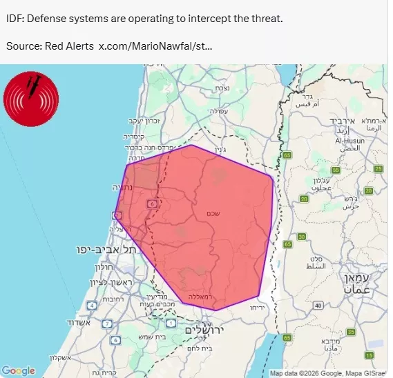 Σειρήνες στο Τελ Αβίβ: Το Ιράν εκτόξευσε πυραύλους στο Ισραήλ