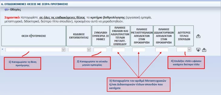 Αίτηση στο ΑΣΕΠ