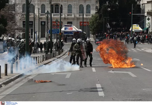 Επεισόδια για τα Τέμπη