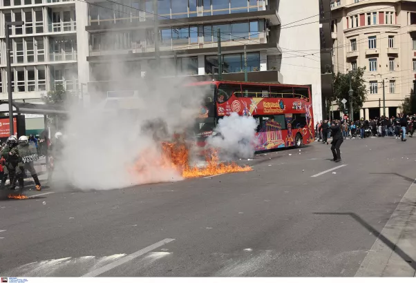 Επεισόδια για τα Τέμπη