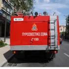 Λιοσίων: Φωτιά σε εγκαταλελειμμένο κτίριο - Πού έχει διακοπεί η κυκλοφορία